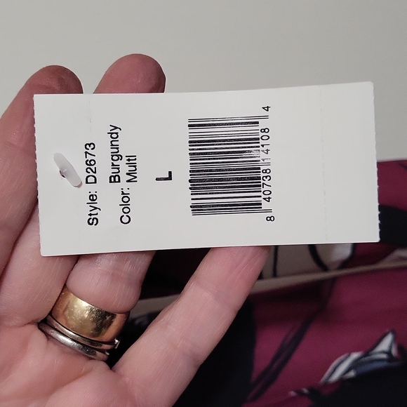 Alexia Admor floral print dress, Lg - Picture 3 of 8